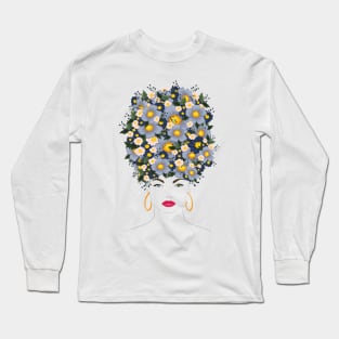 Unique Floral woman Long Sleeve T-Shirt